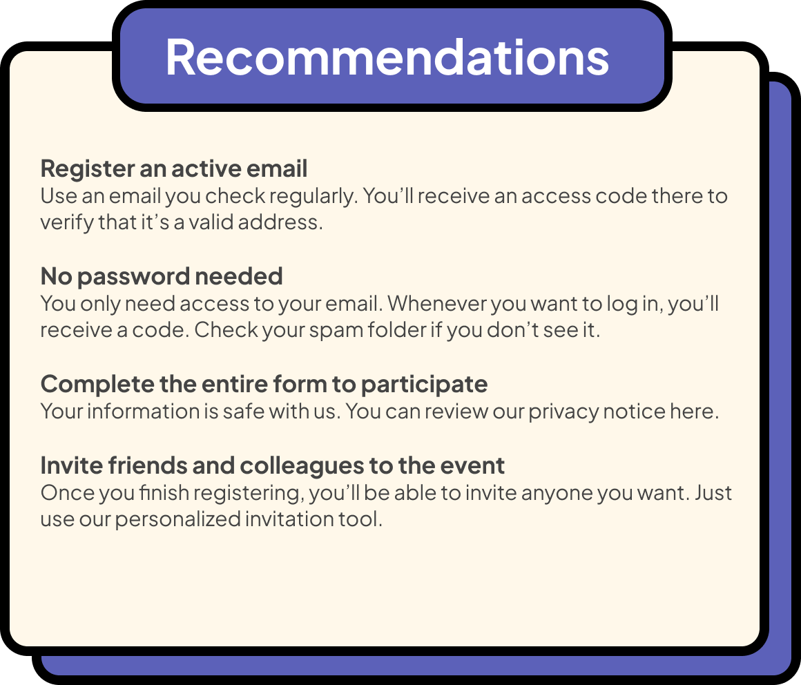 register info